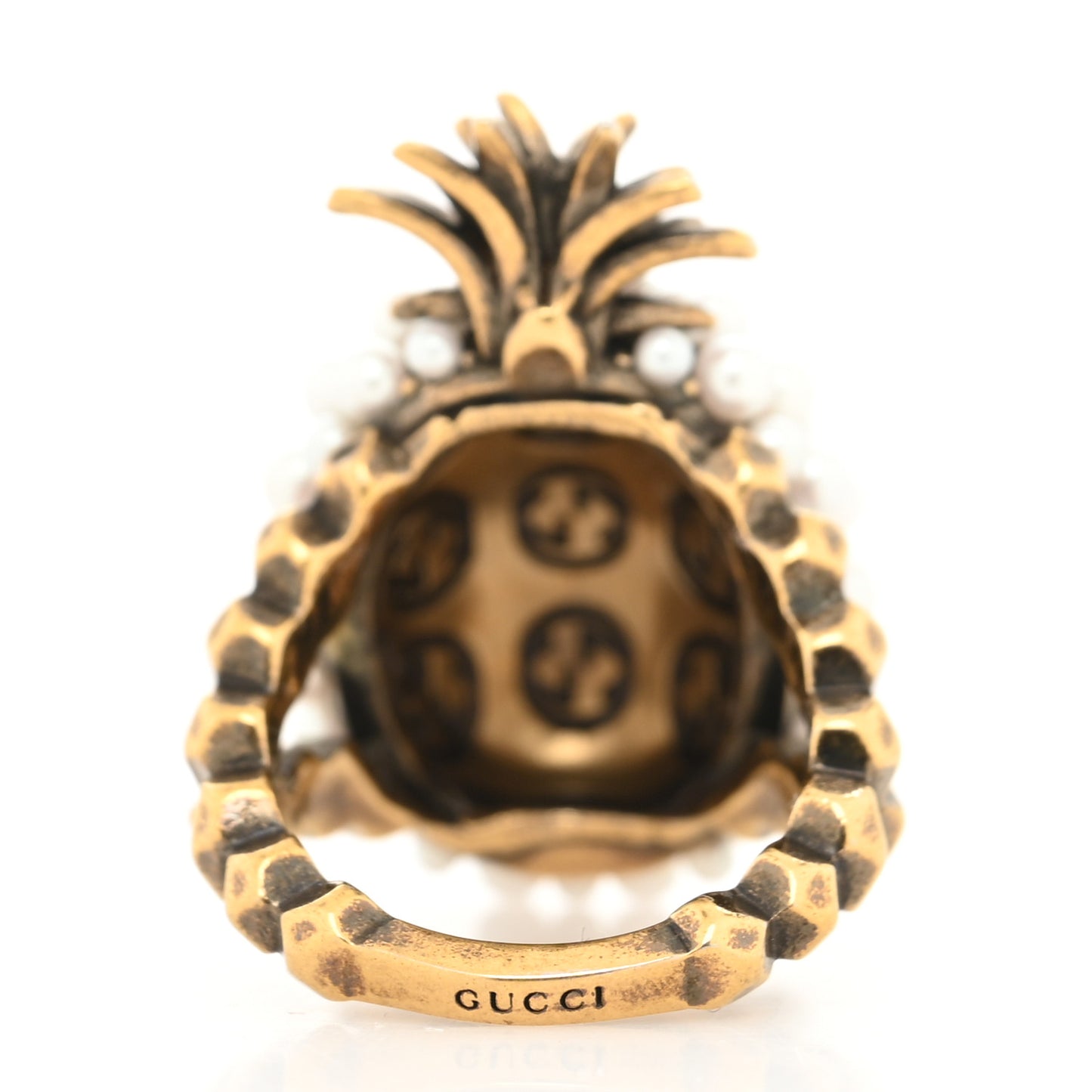 Pearl Pineapple Ring L Cream