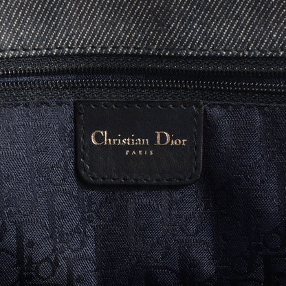 Christian Dior Denim Cannage Lady Dior Shopper Tote Blue 6 of 7