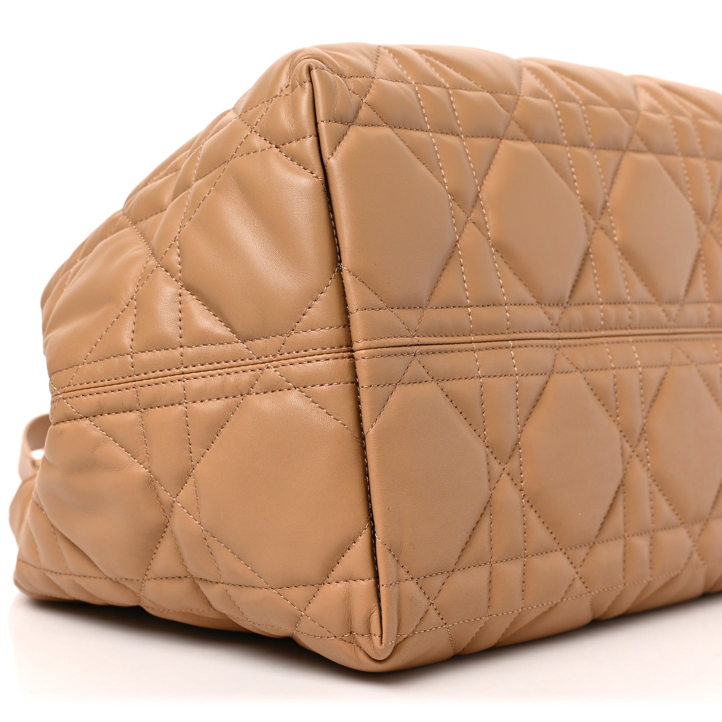 Calfskin Macrocannage Large Toujours Tan
