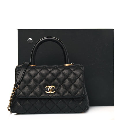 Chanel Caviar Quilted Mini Coco Handle Flap Black 13 of 13