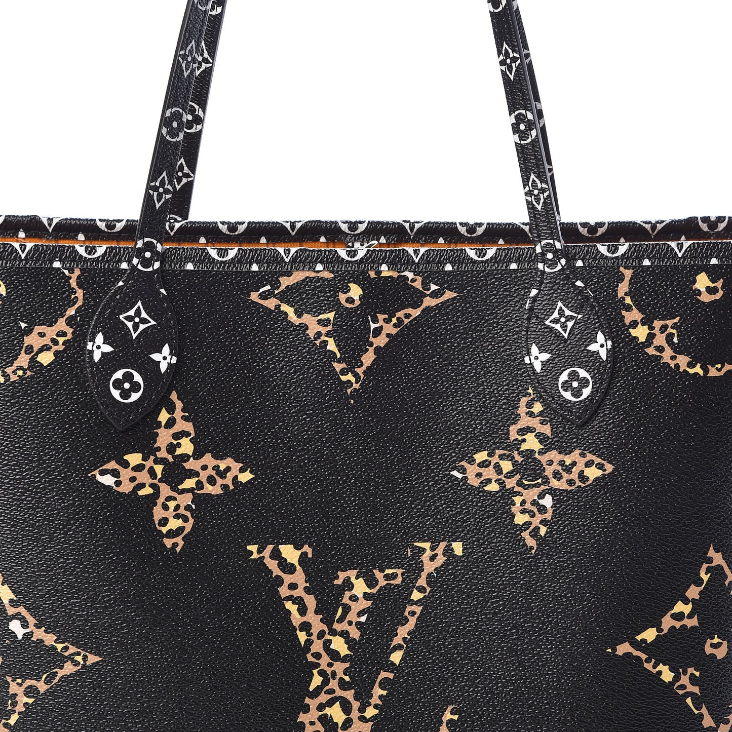 Monogram Giant Jungle Neverfull MM Black