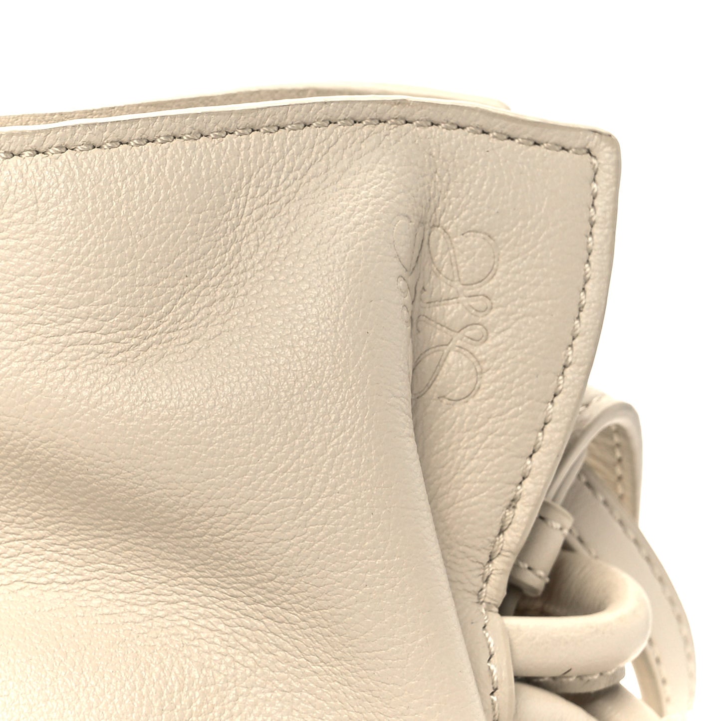 Nappa Medium Flamenco Knot Bag Sea Salt