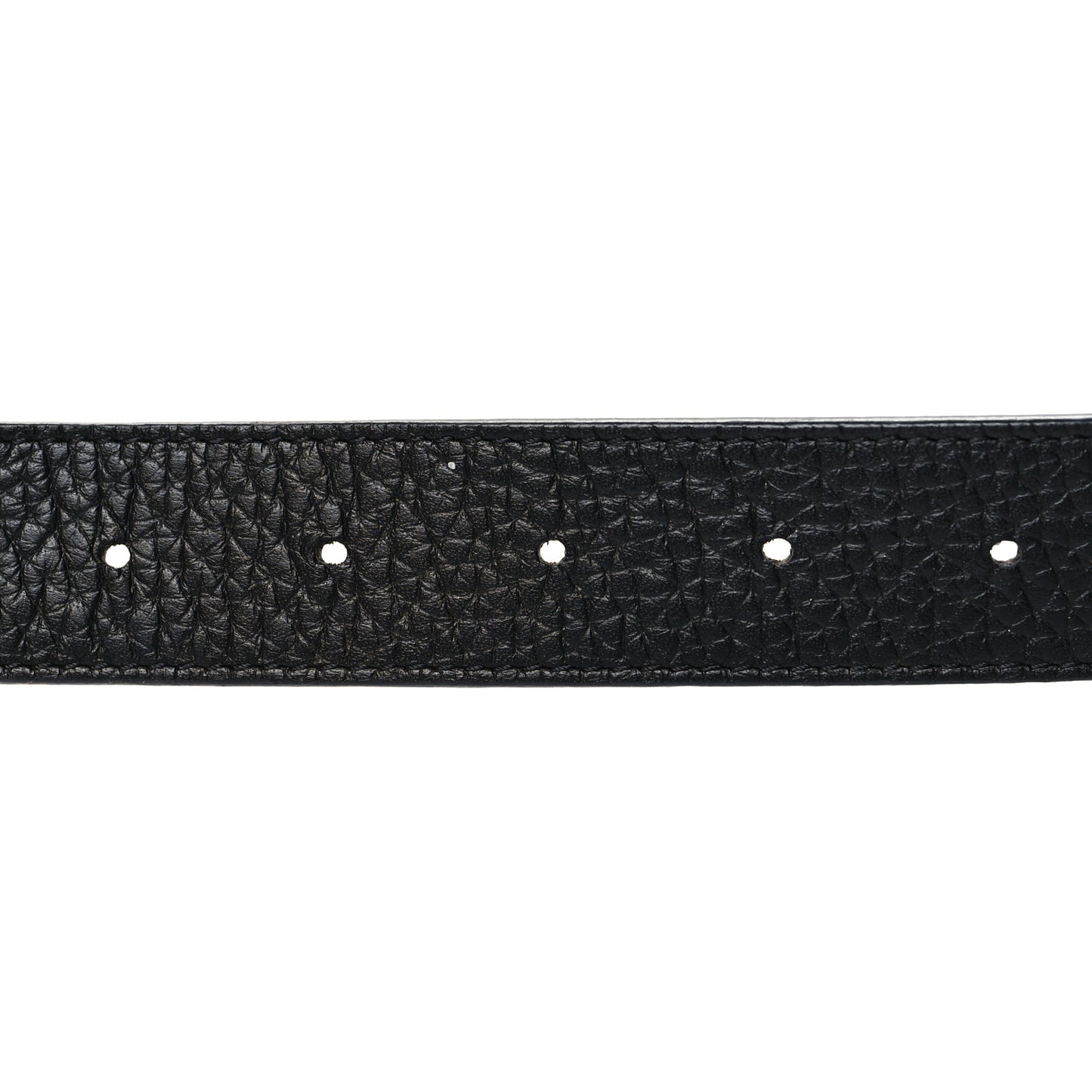 Taurillon Calfskin 30mm LV Initiales Reversible Belt 80 32 Black