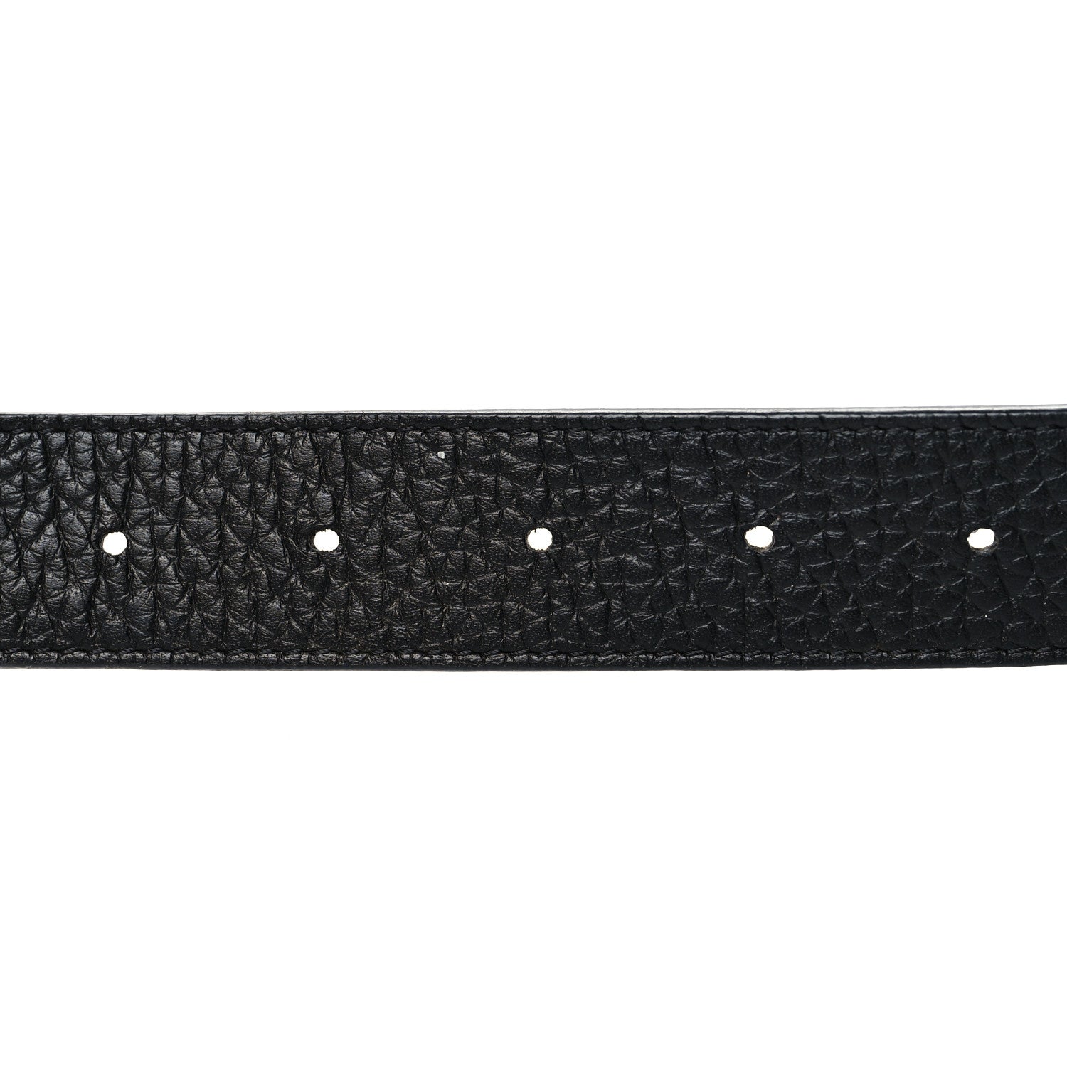 Louis Vuitton Taurillon Calfskin 30mm LV Initiales Reversible Belt 80 32 Black 3 of 6