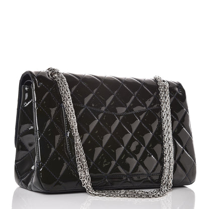 Chanel Patent Quilted 2.55 Reissue 227 Flap Dark Blue 3 of 9