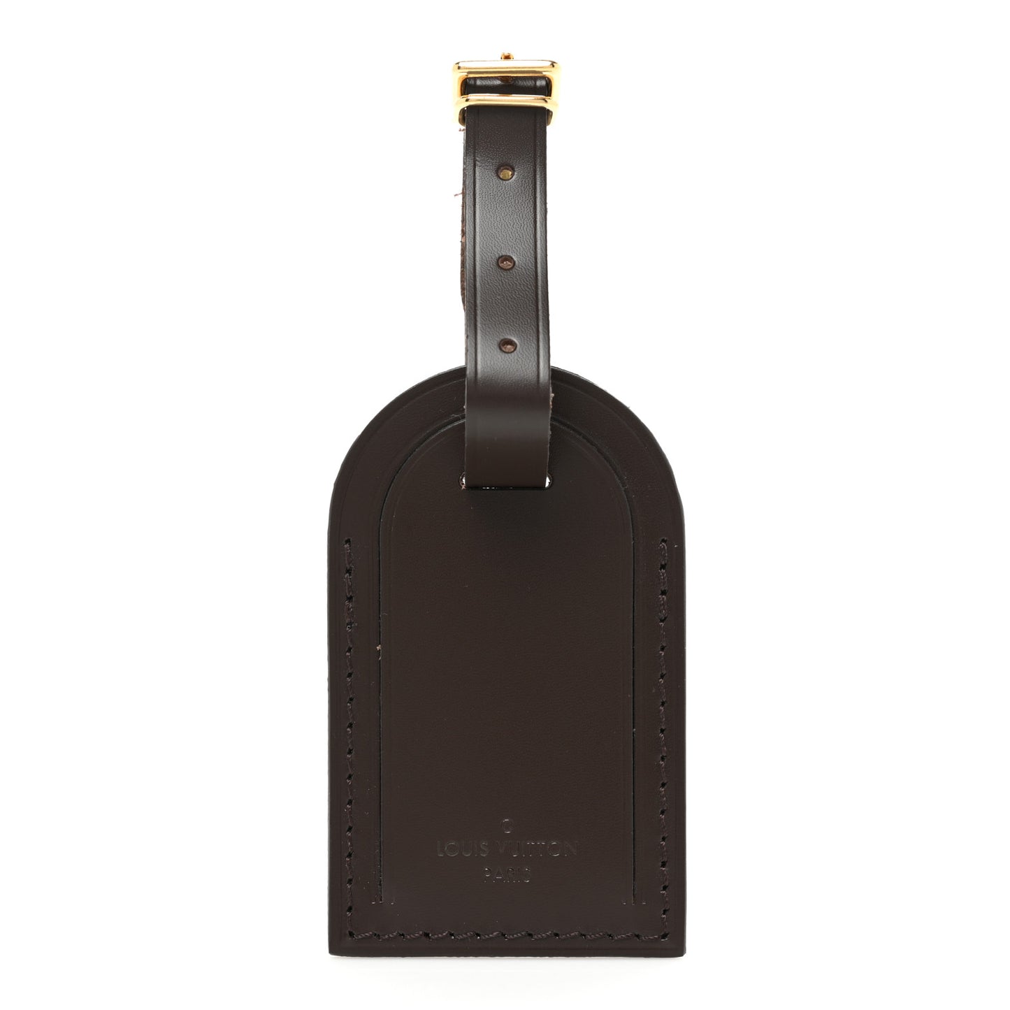 Calfskin Luggage Tag Ebene