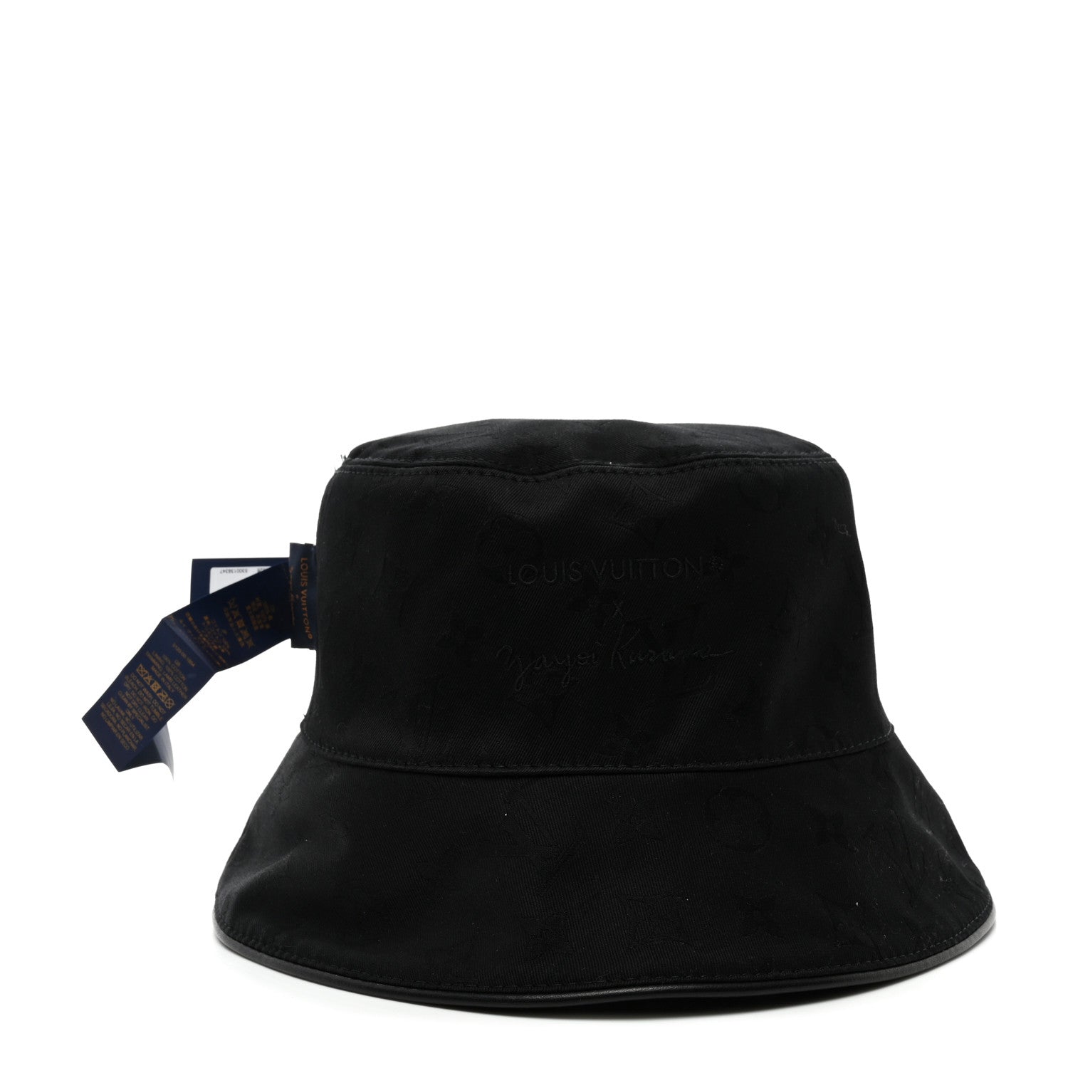 Louis Vuitton LV x YK Monogram Dots Reversible Bucket Hat S Black White 9 of 14