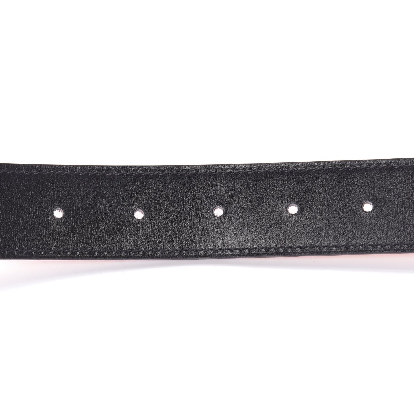 Box Togo 32mm Guilloche H Belt 85 Black Orange