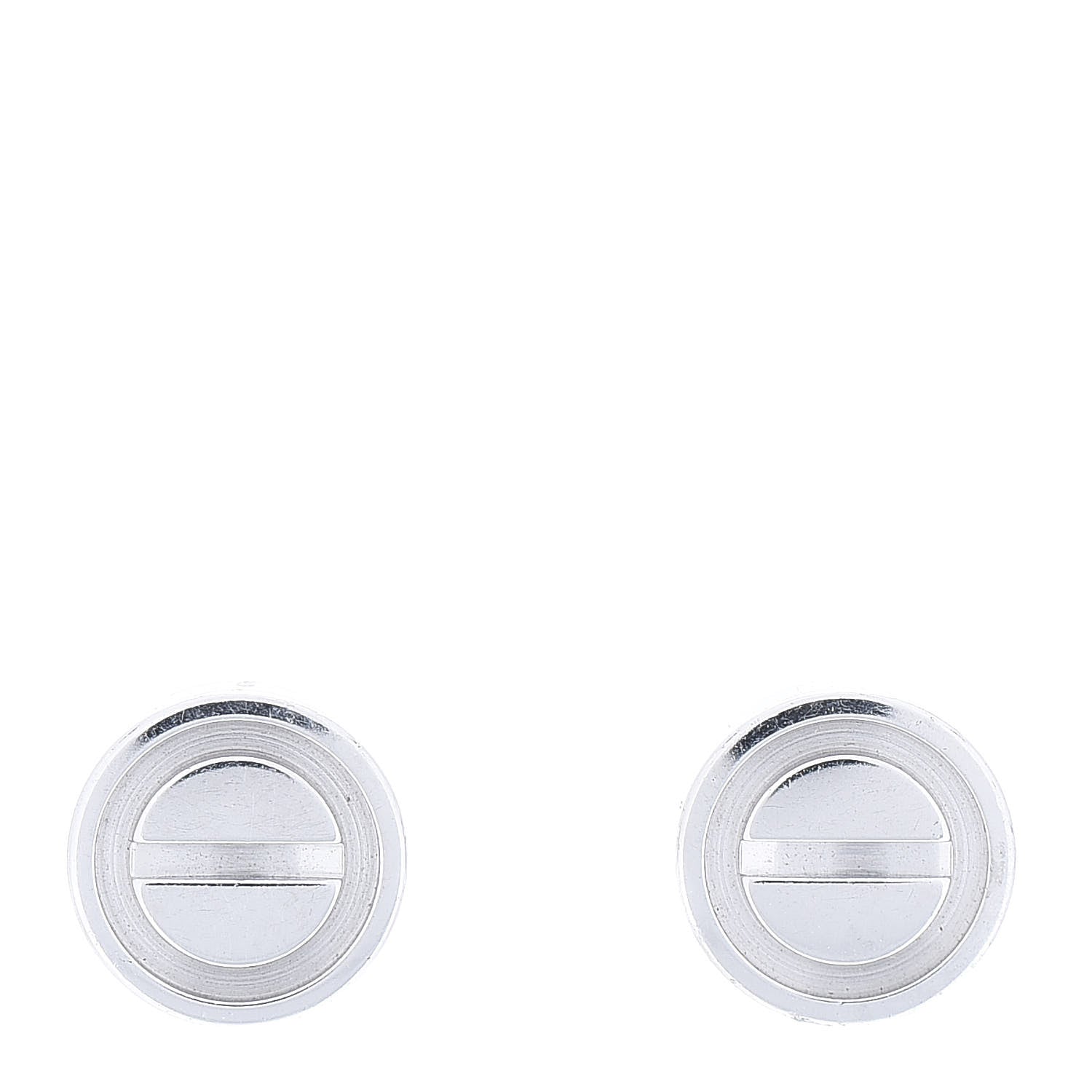 Cartier 18K White Gold LOVE Earrings 1 of 5