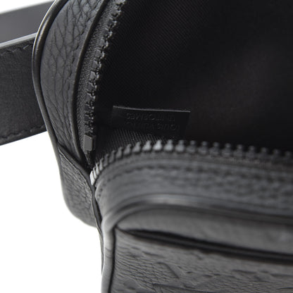 Louis Vuitton Taurillon Monogram Uniformes Solar Ray Soft Pochette Volga Belt Bag Black 7 of 10