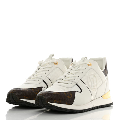 Louis Vuitton Calfskin Monogram Run Away Sneakers 41 White 3 of 9