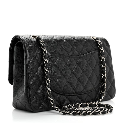 Chanel Caviar Quilted Medium Double Flap Black 3 of 11