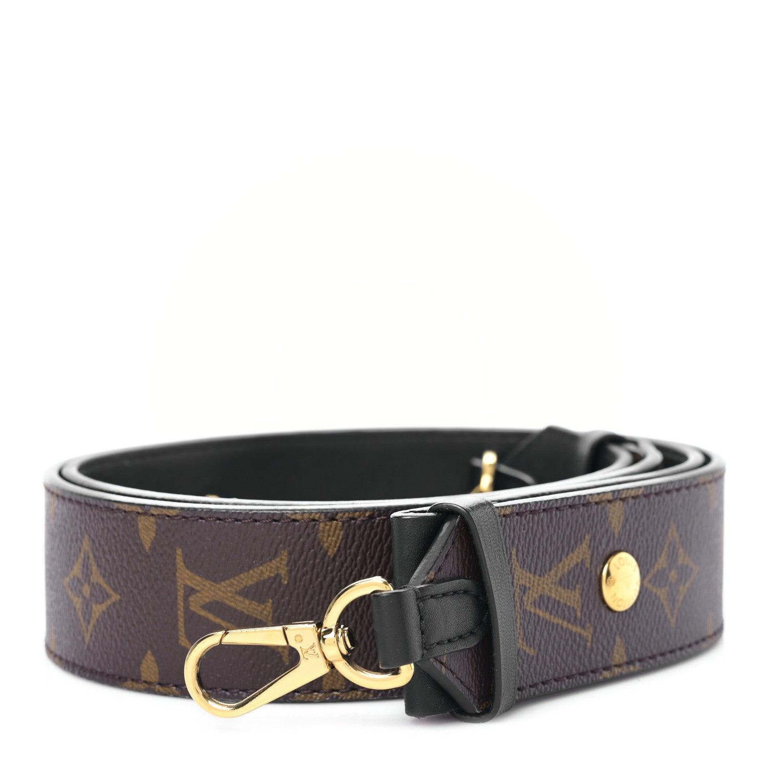 Louis Vuitton Monogram Adjustable Bandouliere Shoulder Strap Black 1 of 4