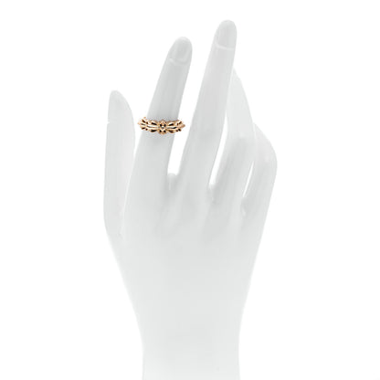 Chrome Hearts 22K Yellow Gold Floral Cross Ring 50 5.25 2 of 5