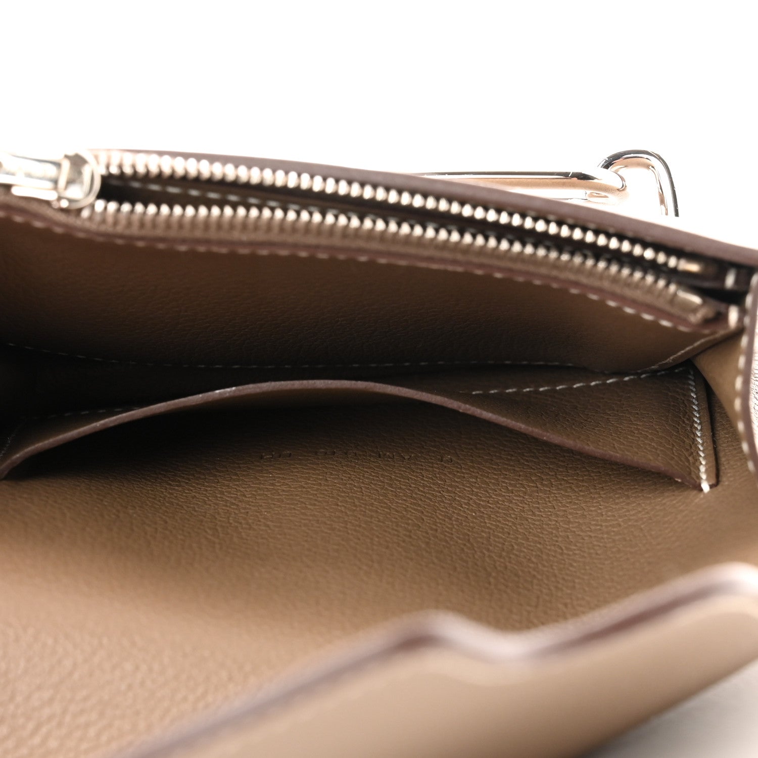 Hermes Evercolor Roulis Slim Wallet Etoupe 6 of 8