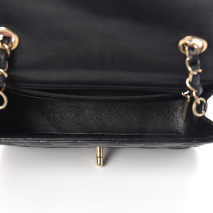 Chanel Lambskin Quilted Mini Rectangular Flap Black 7 of 10
