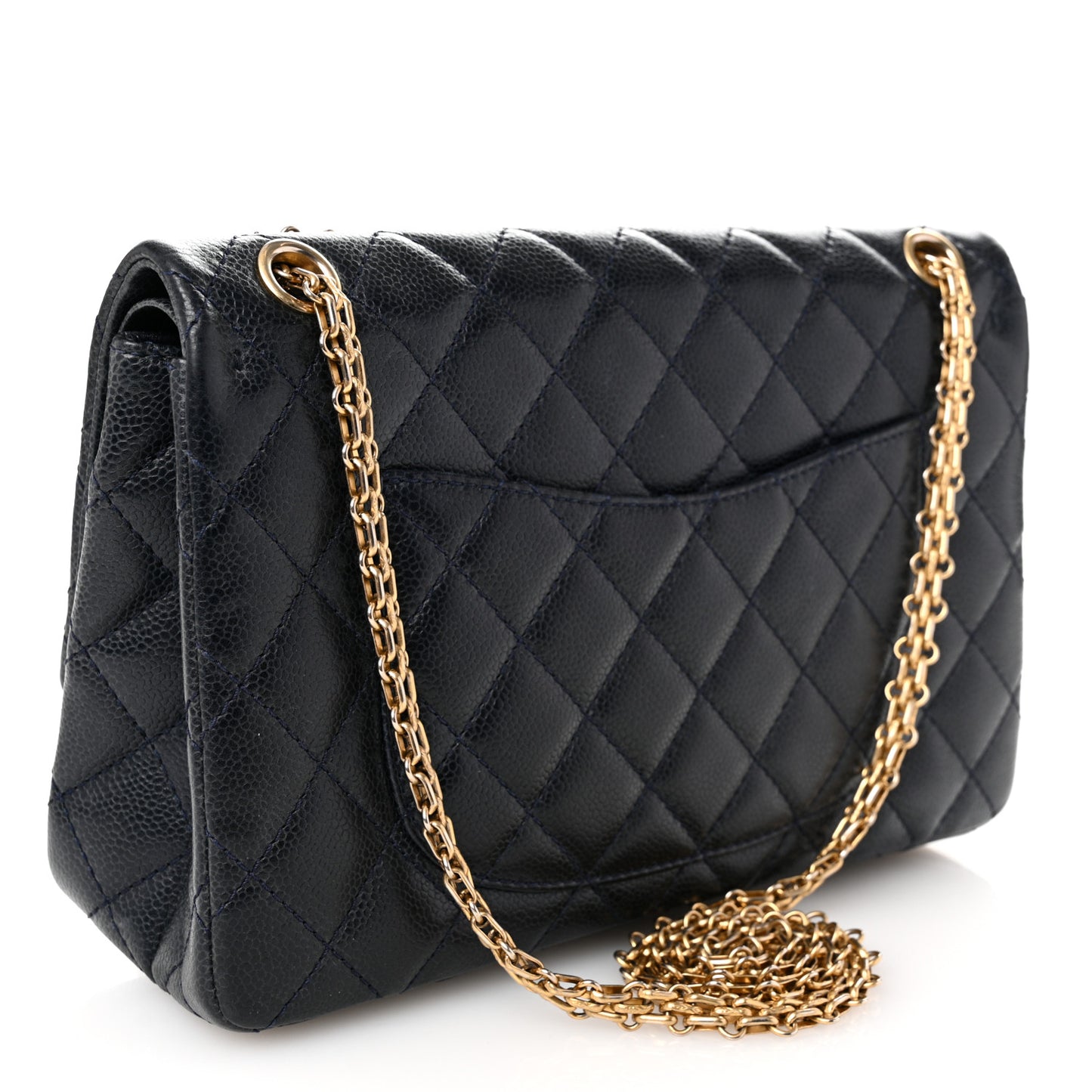 Caviar Quilted 2.55 Reissue 226 Flap Navy Blue