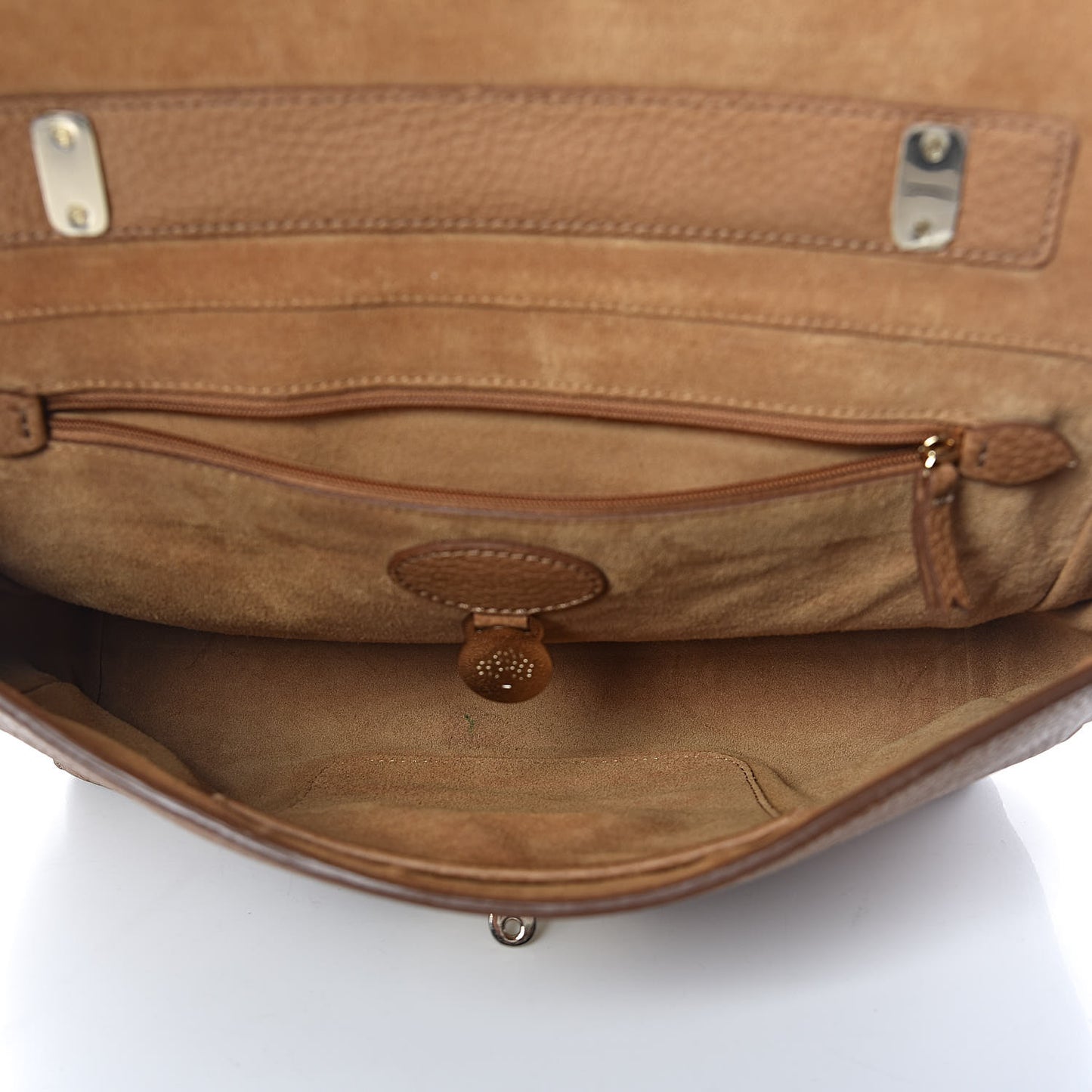 Glossy Goatskin Medium Lily Deer Brown