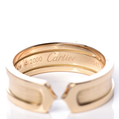Cartier 18K Yellow Gold 6.5mm C De Ring 57 8 5 of 7