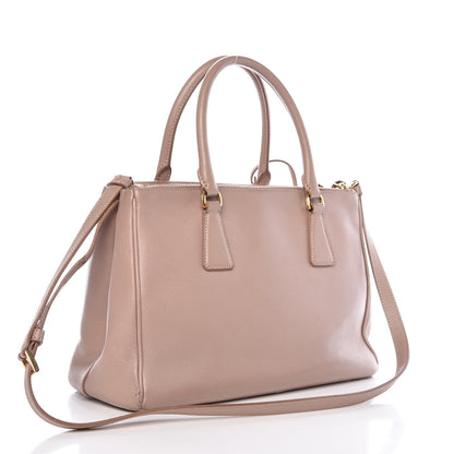 Prada Saffiano Small Galleria Double Zip Tote Cammeo 4 of 14