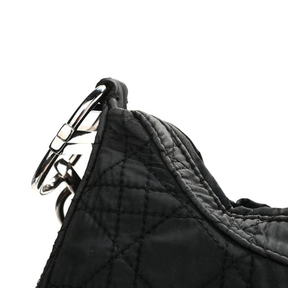 Christian Dior Nylon Cannage Shoulder Bag Black 12 of 12