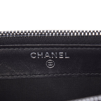 Chanel Lambskin Quilted Small Boy Clutch With Chain So Black 8 of 14