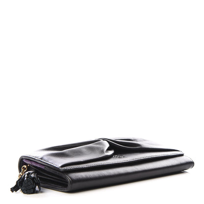 Loewe Nappa Bow Chain Wallet Black 3 of 9