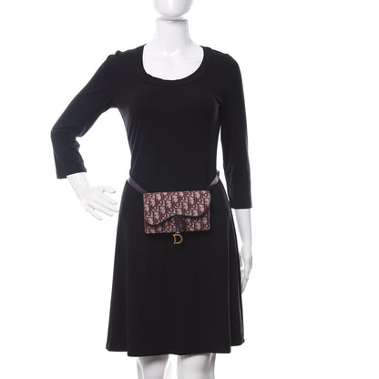 Christian Dior Oblique Saddle Belt Bag Bordeaux 2 of 11