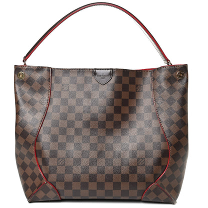 Louis Vuitton Damier Ebene Caissa Hobo Cherry 8 of 17