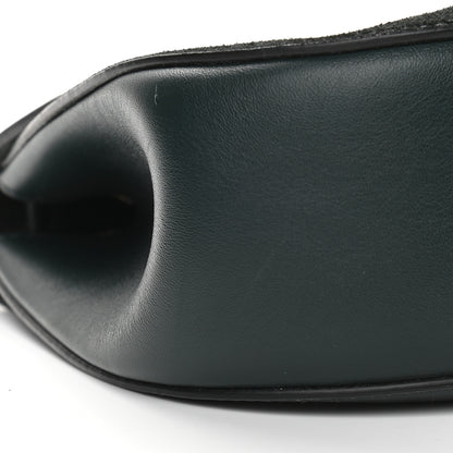 Chloe Suede Smooth Calfskin Drew Shoulder Bag Intense Green 7 of 8