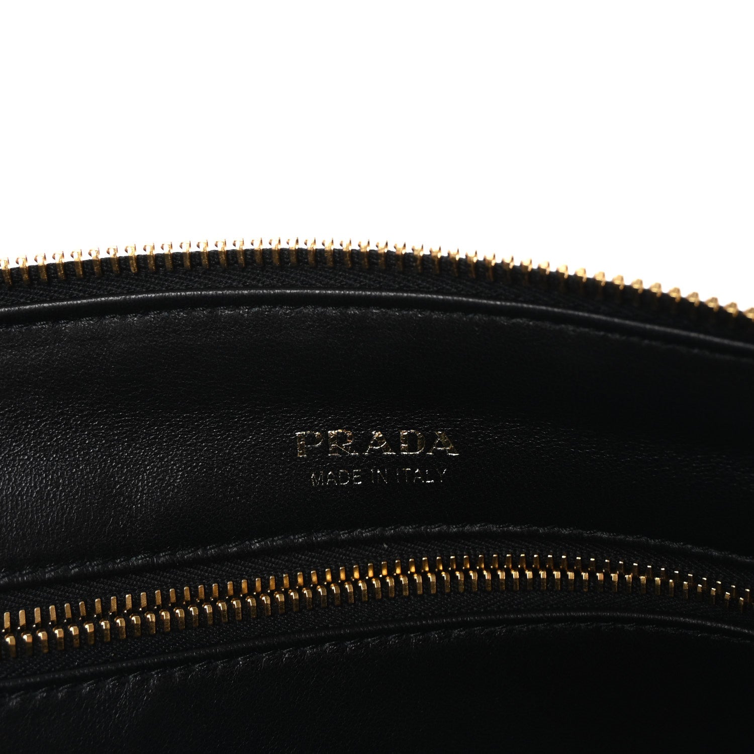 Prada Saffiano Cosmetic Case Black 6 of 6