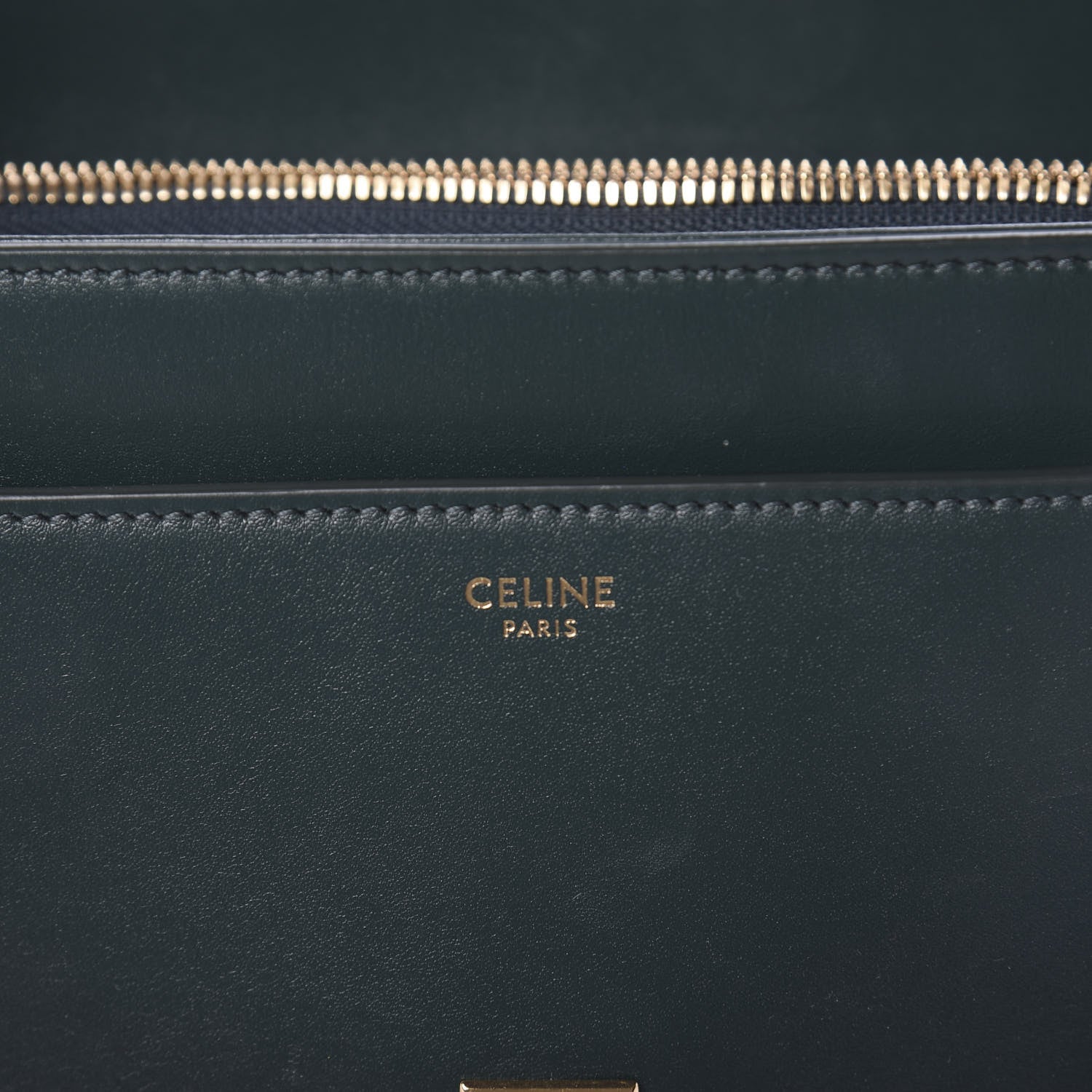 Celine Satinated Calfskin Medium 16 Top Handle Bag Amazone 6 of 11