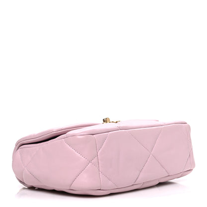 Chanel Lambskin Quilted Medium Chanel 19 Flap Light Pink 4 of 10