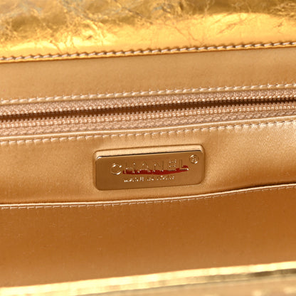Chanel Metallic Lambskin Tweed We Need 5x5=CC Clutch Gold 10 of 10