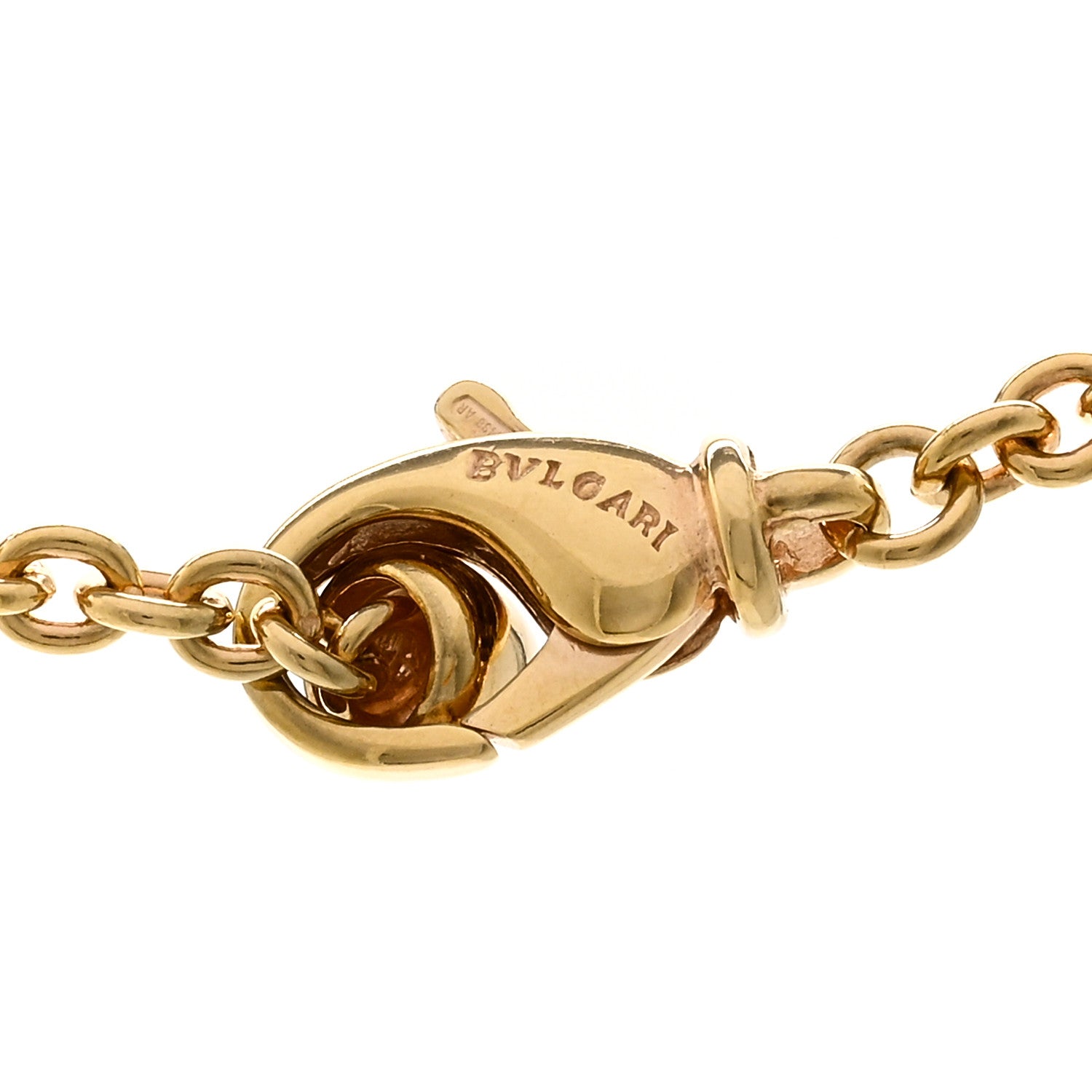 Bulgari 18K Yellow Gold 3mm Adjustable Chain Necklace 4 of 4