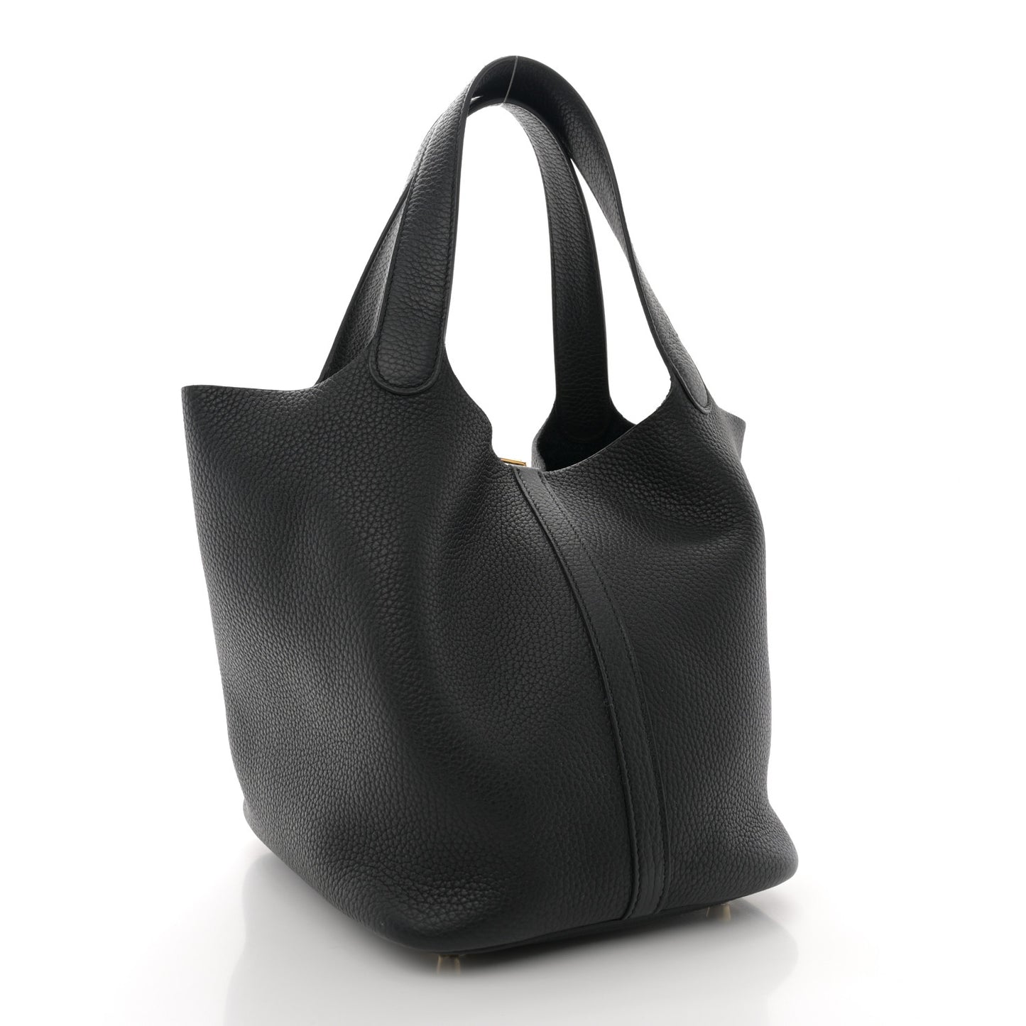 Taurillon Clemence Picotin Lock 22 MM Black