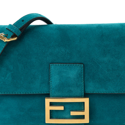 Fendi Chamois Baguette Ottanio 8 of 10