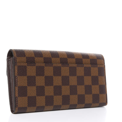 Louis Vuitton Damier Ebene Sarah Wallet NM 3 of 8