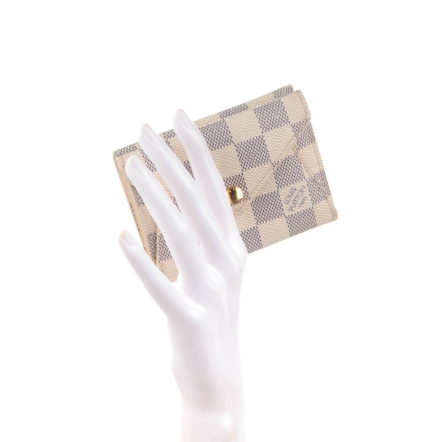 Louis Vuitton Damier Azur Compact Origami Wallet 2 of 7