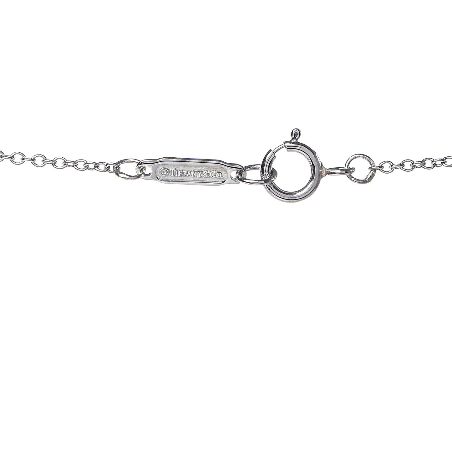 Platinum Diamond Large Metro Heart Pendant Necklace