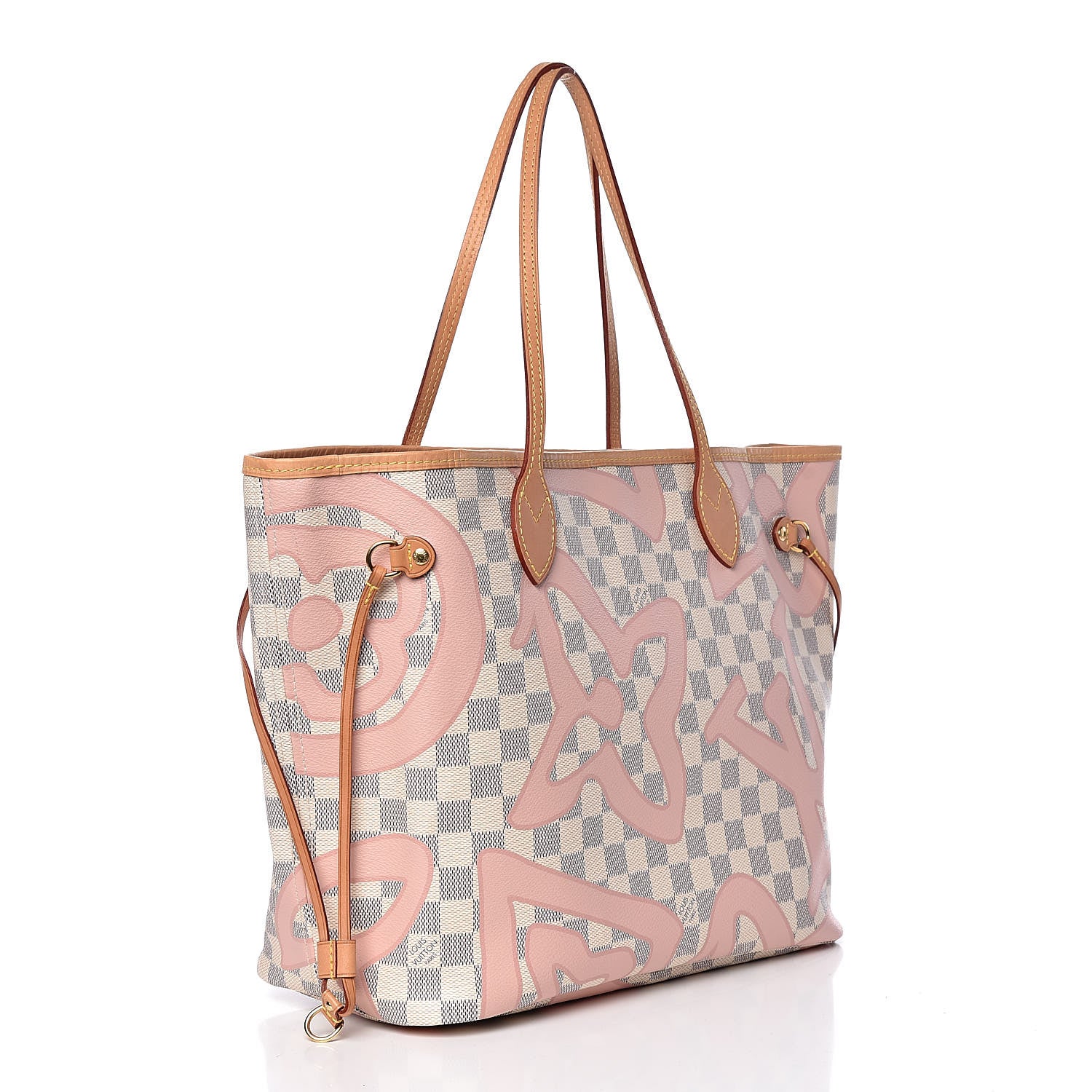 Louis Vuitton Damier Azur Tahitienne Neverfull MM 4 of 12