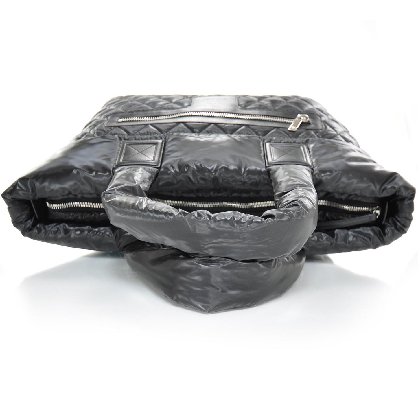 Nylon Coco Cocoon Large Tote Black