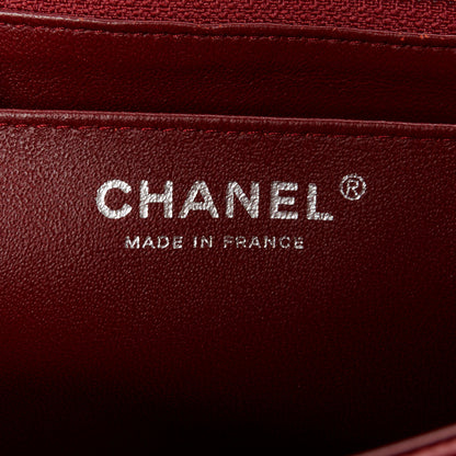 Chanel Caviar Quilted Jumbo Single Flap Red 7 of 11