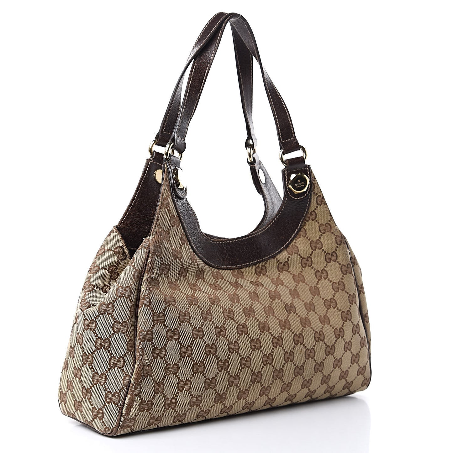 Monogram Medium Charmy Shoulder Bag Dark Brown