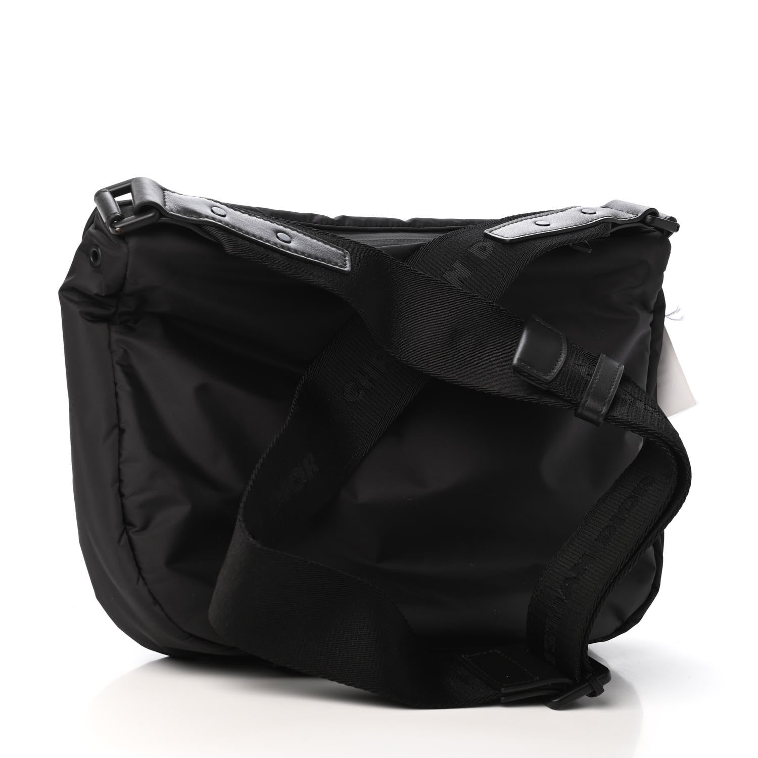 Christian Dior HOMME Nylon Saddle Messenger Bag Black 2 of 4