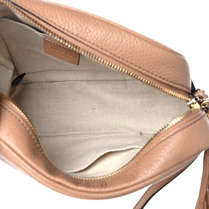 Gucci Pebbled Calfskin Small Soho Disco Bag Camelia 5 of 14