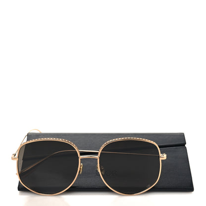 Christian Dior Metal Dior By Dior 2 Sunglasses Gold 9 of 9
