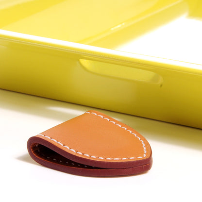 Hermes Lacquered Wood Chamonix Chakor PM Change Tray Chartreuse 6 of 8