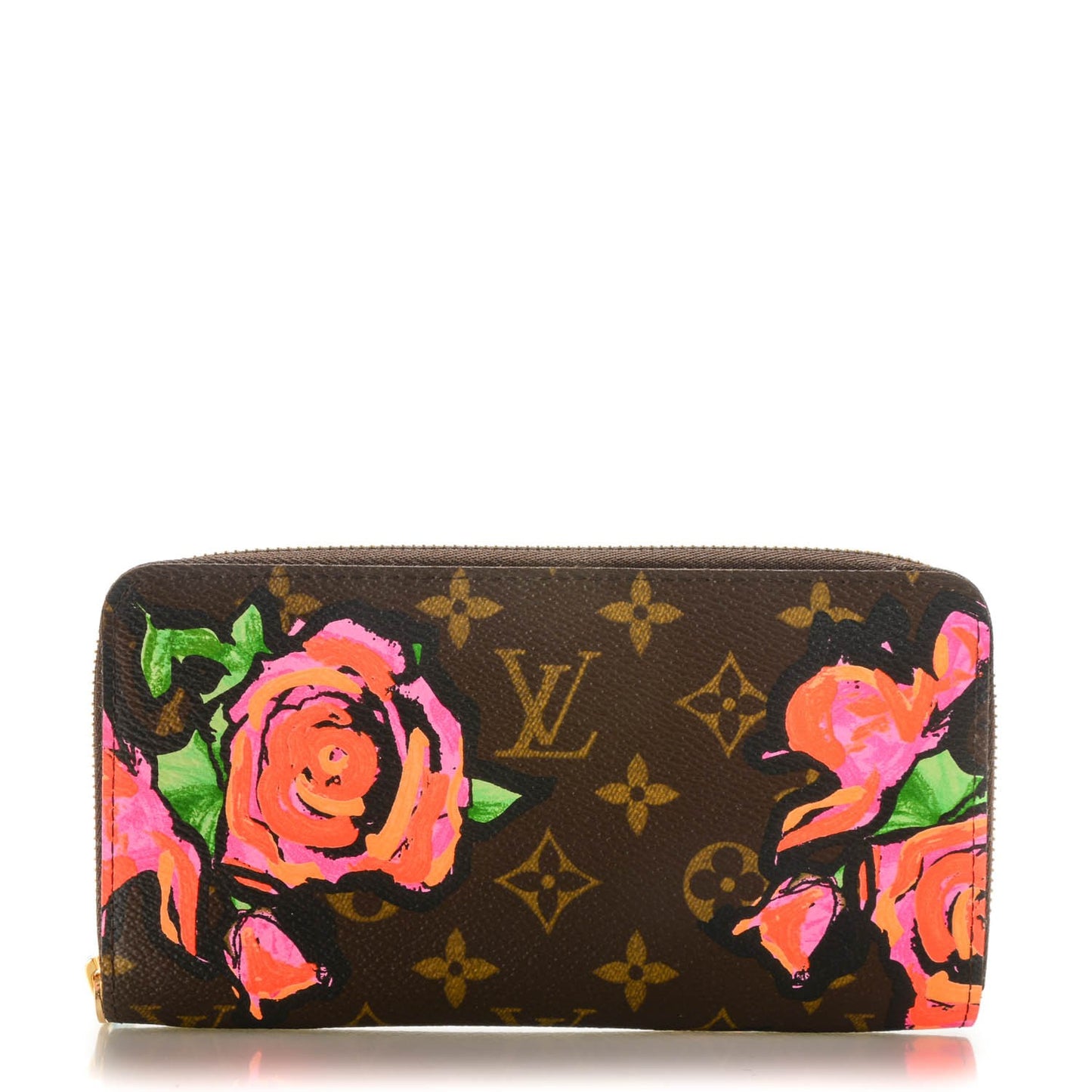 Monogram Roses Zippy Wallet
