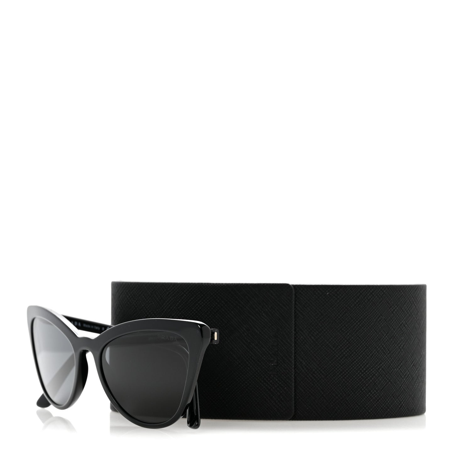 Acetate Cat Eye Sunglasses SPR 01V Black